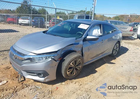 2017 Honda Civic Ex-T из США, поврежденный, VIN 2HGFC1F3XHH631789